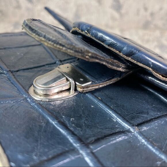 Jeanne Bernard Vintage 60’s Crocodile / Alligator Handbag - Picture 8 of 13